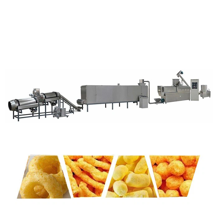 puffing corn snack food extruder machines